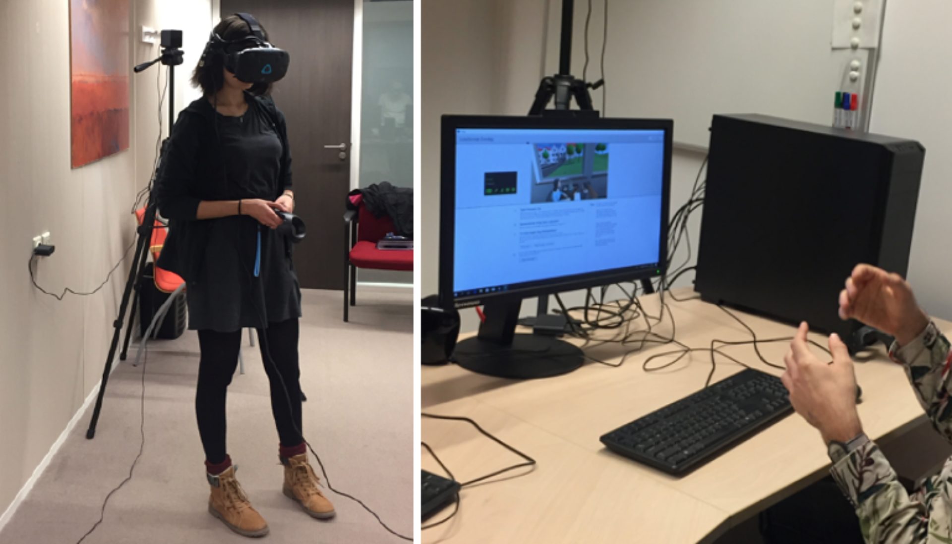 Cognitive behavioural therapy through a VR environment