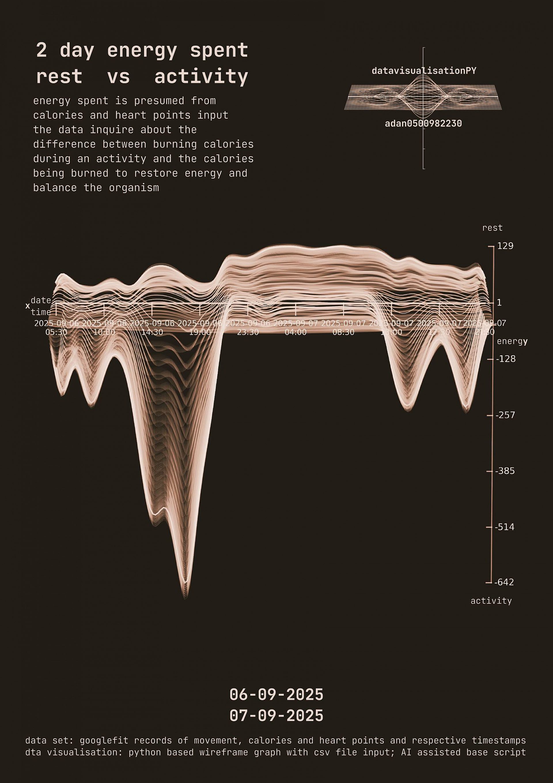 Data portrait by Ada