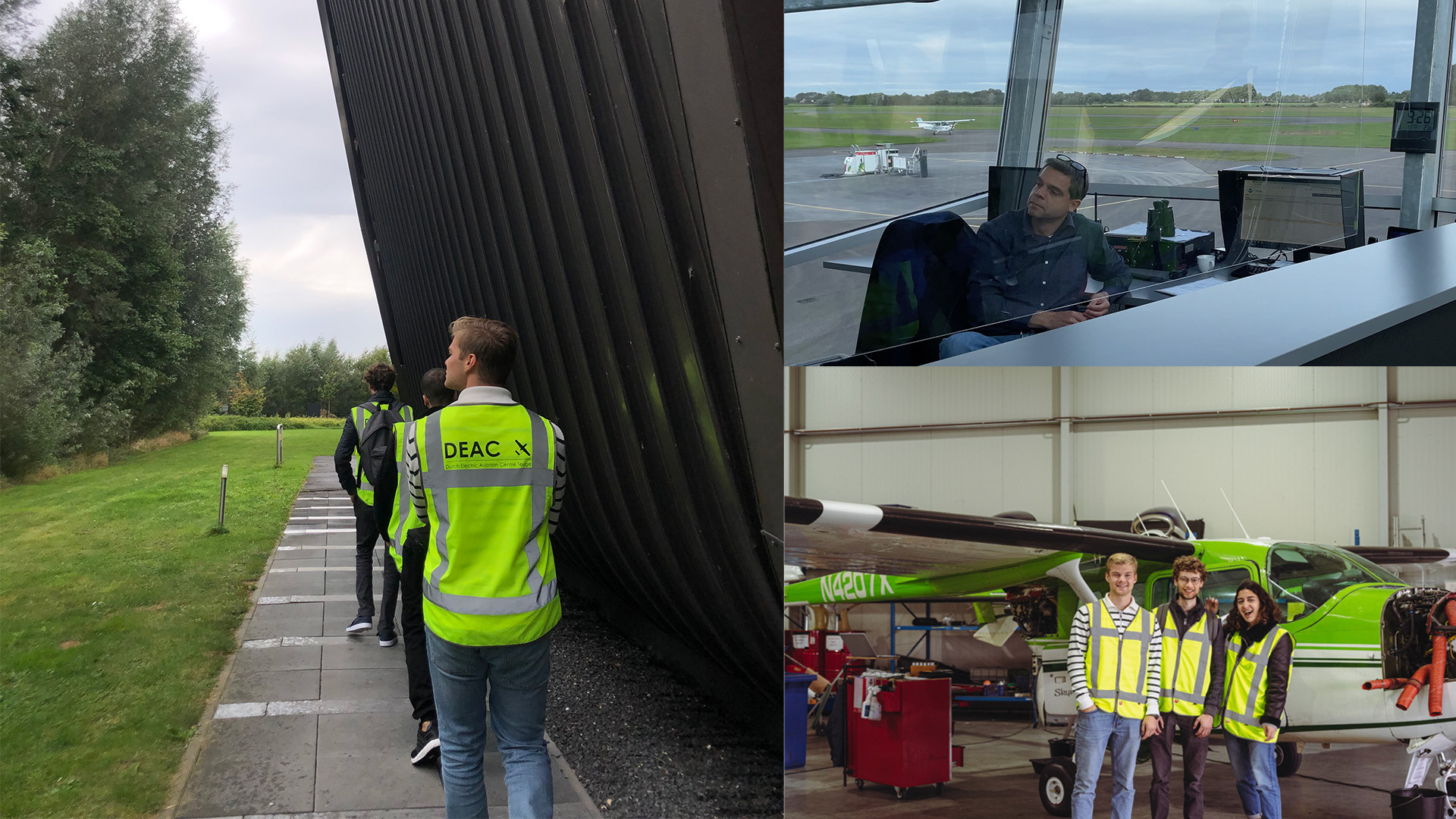 Vsit of the airport in Teuge